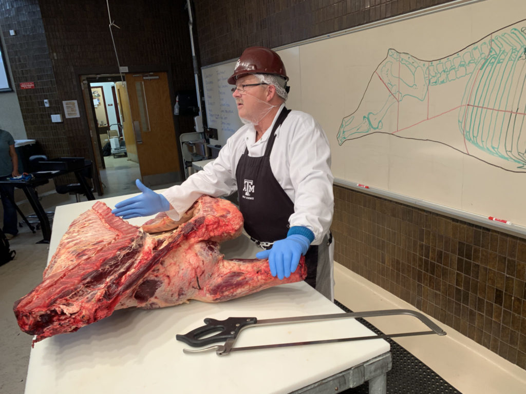 Davey Griffin describing where the rib/plate is separated from the chuck/brisket/foreshank