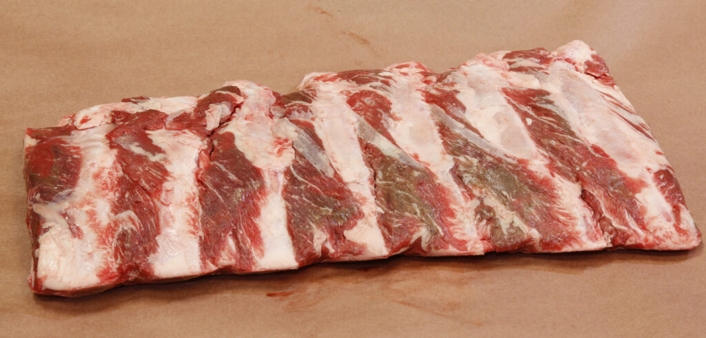 124 Beef Rib Back Ribs (lateral view)