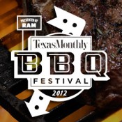 The logo for Texas Monthly BBQ Festival for 2012.